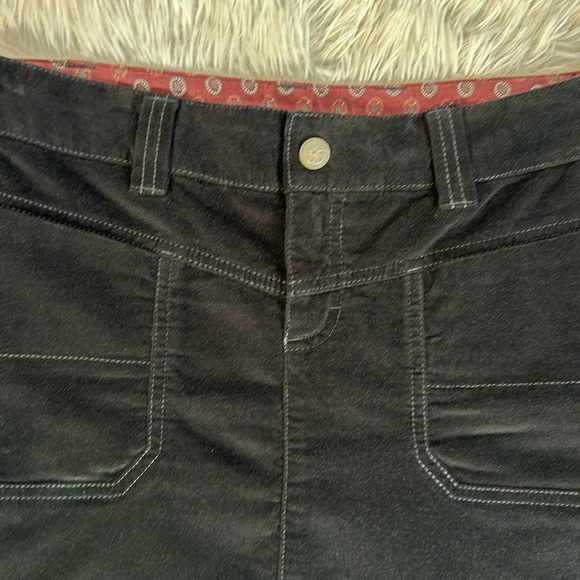 Athleta Black Velvet Velour Roseville Mini Skirt - Picture 2 of 11